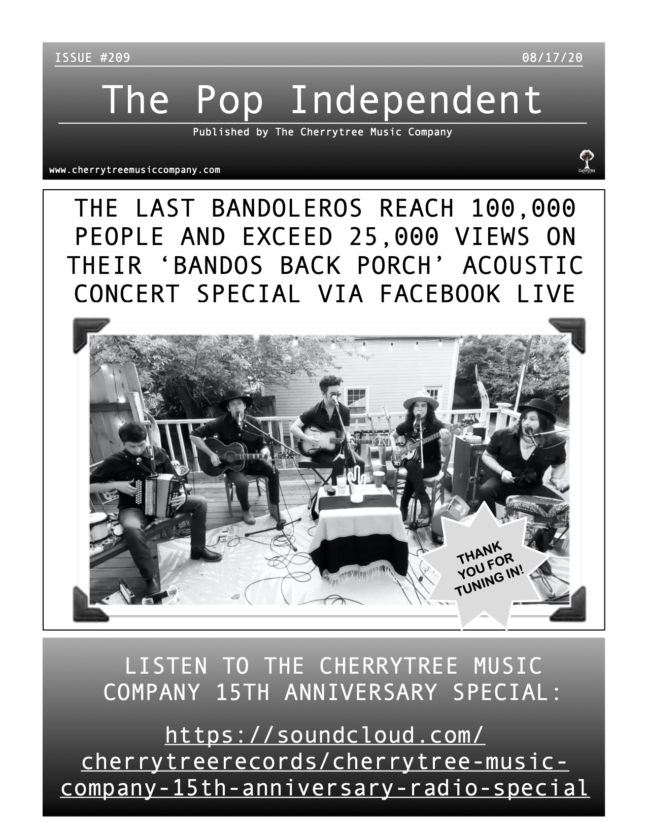 The Pop Independent, Issue 209